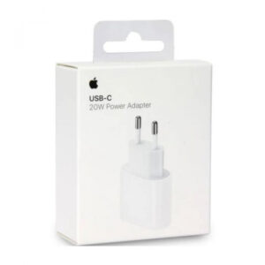 Apple iPhone hišni adapter 220V MHJE3ZM/A QC 20W vhod Type C - Original (EU Blister) - bel