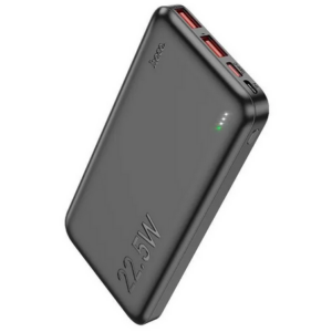 Hoco zunanja baterija powerbank J101 10000 mAh Fast Charge 22,5W + PD za Samsung, Apple - črn