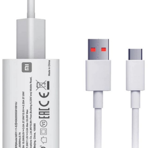 Xiaomi polnilec MDY-11-EZ USB A 33W s kablom Type C 3A - bel (Bulk)