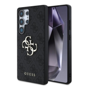 GUESS GUHCS25L4GMGGR ovitek za Samsung Galaxy S25 Ultra - črn