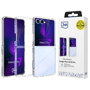 3MK Armor Case silikonski ovitek za Samsung Galaxy Z Flip7 - prozoren