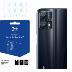 3MK Hibridno steklo za kamero za Realme 9 / Realme 9 Pro Plus - 4 kos