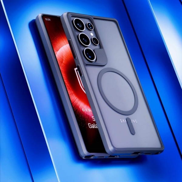 3MK Satin Armor Case silikonski ovitek za Samsung Galaxy S25 Ultra 5G - prozorno črn - Image 5