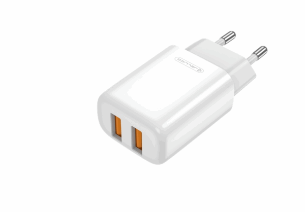 Jellico adapter EU02 12W 2x USB A 2,4A Quick Charge - (EU Blister) bel - Image 2