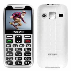 EVOLVEO Easyphone XR telefon na tipke za starejše - bel