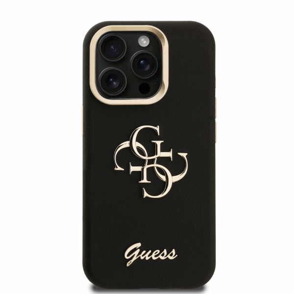 GUESS Cam Stand GUHCP15XPCS4GSK ovitek za iPhone 15 Pro Max s stojalom - črn - Image 3