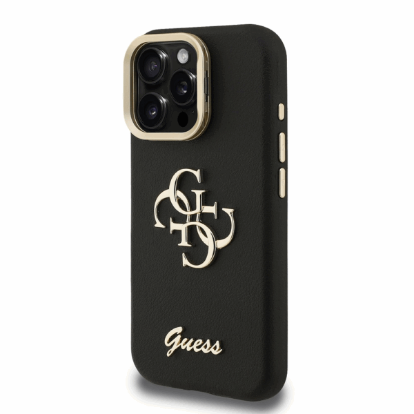 GUESS Cam Stand GUHCP16LPCS4GSK ovitek za iPhone 16 Pro s stojalom - črn - Image 2