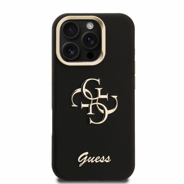 GUESS Cam Stand GUHCP16LPCS4GSK ovitek za iPhone 16 Pro s stojalom - črn - Image 3
