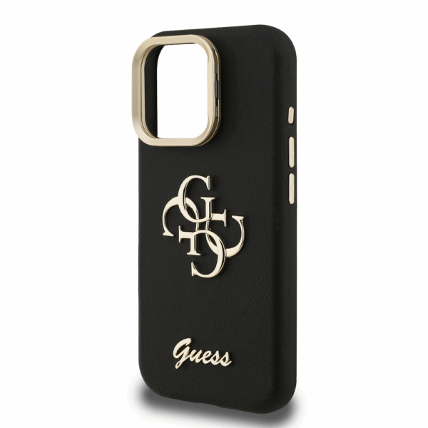GUESS Cam Stand GUHCP16LPCS4GSK ovitek za iPhone 16 Pro s stojalom - črn - Image 6