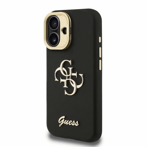 GUESS Cam Stand GUHCP16SPCS4GSK ovitek za iPhone 16 s stojalom - črn - Image 2