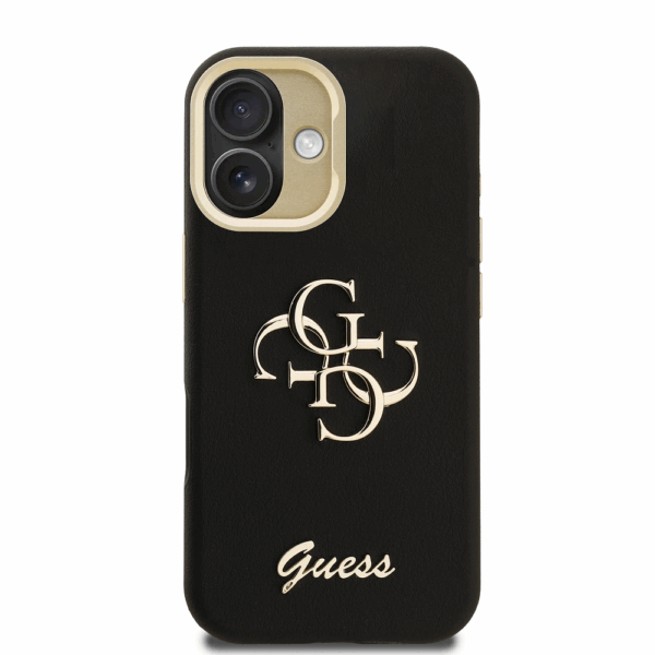 GUESS Cam Stand GUHCP16SPCS4GSK ovitek za iPhone 16 s stojalom - črn - Image 3