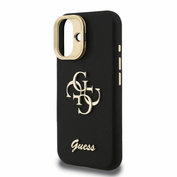 GUESS Cam Stand GUHCP16SPCS4GSK ovitek za iPhone 16 s stojalom - črn - Image 6