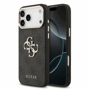 GUESS GUHCP17X4GMGCGR ovitek za iPhone 17 Pro Max / iPhone 18 Pro Max - črn