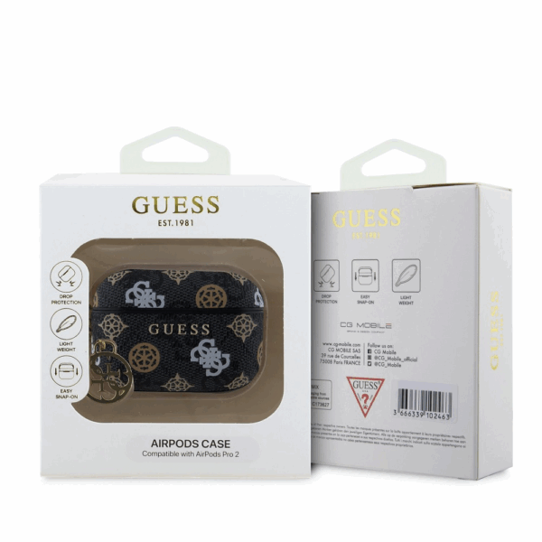 Guess GUAP2P4RPEK ovitek za slušalke za AirPods Pro 2 - črn - Image 4