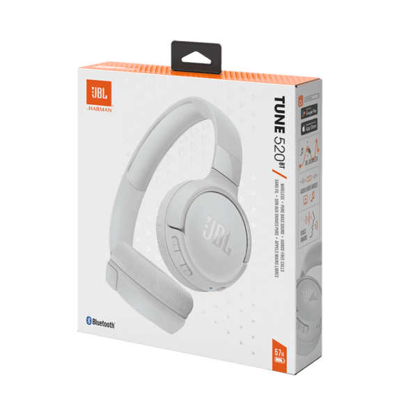 JBL Tune 520BT bluetooth slušalke naglavne bele - Image 9