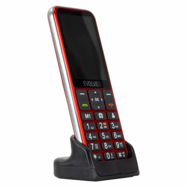 EVOLVEO Easyphone LT EP-880 telefon na tipke za starejše 4G rdeč - Image 2