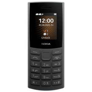 Nokia 105 TA-1691 (2024) 2nd Gen. telefon na tipke Dual sim 4G - črna