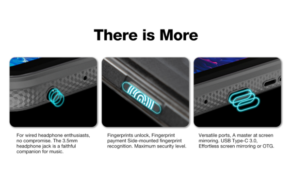 AGM odporni pametni telefon X6 5G 8GB/128GB DS Android 14, Kamera 50MP dual AI - črn - Image 11