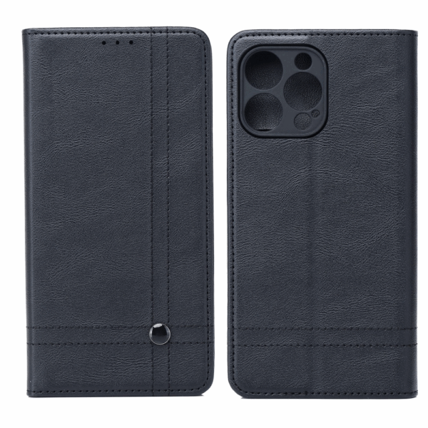 Sleek preklopna torbica Samsung Galaxy S25 5G - črna