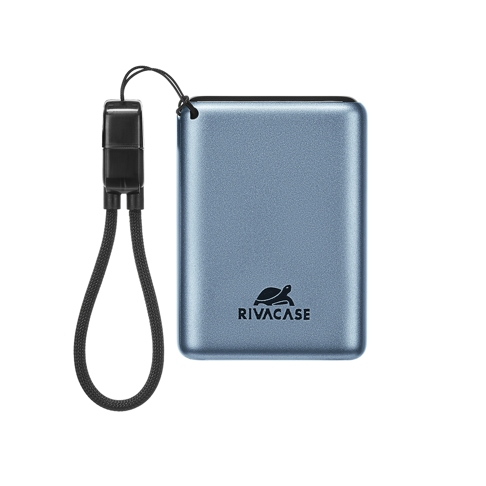 RIVACASE VA1031 Power Bank 10.000 mAh PD 40 W s TFT-zaslonom - temno siv – fotografija 2