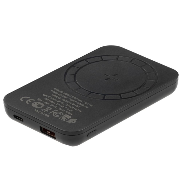 RIVACASE VA2603 MagSafe Magnetic QC / PD zunanja baterija powerbank 5.000 mAh 15W z držalom - črn - Image 23