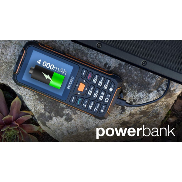 EVOLVEO StrongPhone SGP-Z6 telefon na tipke - črno oranžen - Image 4
