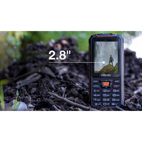 EVOLVEO StrongPhone SGP-Z6 telefon na tipke - črno oranžen - Image 5