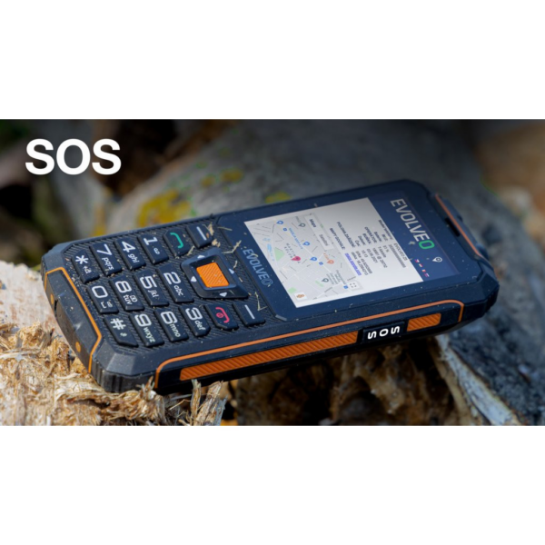 EVOLVEO StrongPhone SGP-Z6 telefon na tipke - črno oranžen - Image 6