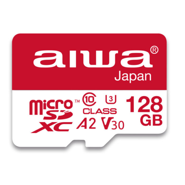 Aiwa 4K spominska kartica MicroSD XC 128GB Class 10, 90MB/s z adapterjem SD - Image 3