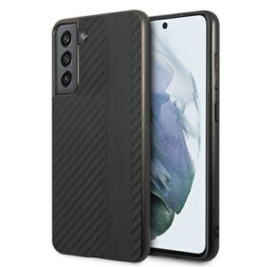 AMG AMHCS21FESBLSCA ovitek za Samsung Galaxy S21 FE G990 - črn Carbon