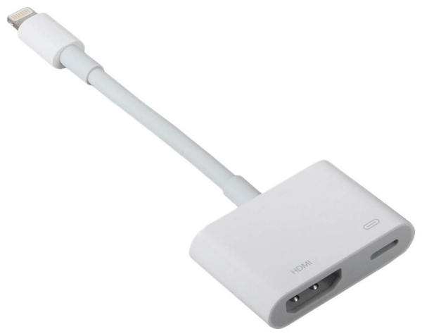 Apple kabel MD826ZM/A HDMI na Lightning HD1080P za prenos slike iz iPhone Apple naprav - Image 3