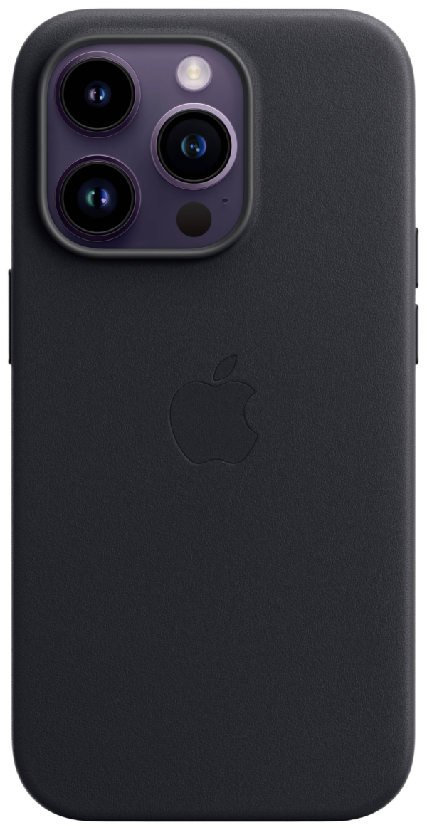 Apple Leather Case MPPG3ZM/A za iPhone 14 Pro - original črn - Image 4