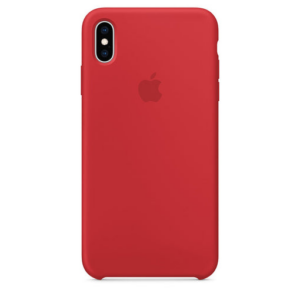 Apple ovitek Silicon Case MRWH2ZM/A za iPhone Xs Max - original rdeč