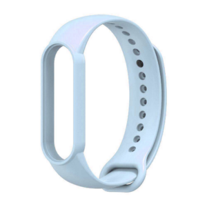 Silikonski pašček za uro Xiaomi Mi Band 5 in 6 - svetlo moder
