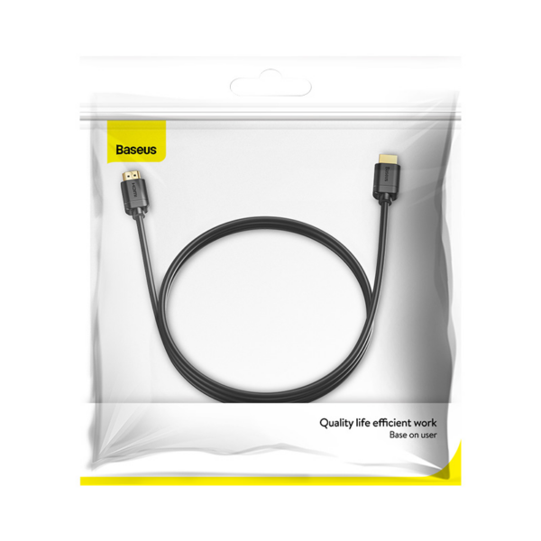 BASEUS podatkovni kabel CAKGQ-B01 HDMI na HDMI dolžina 2 metra 60Hz - Image 2