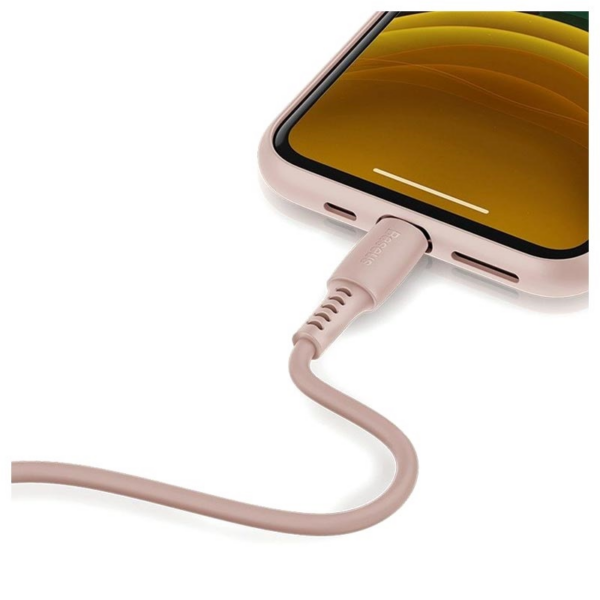 Baseus podatkovni kabel CALDC-04 Lightning na USB 2,4A QC - 1,2m roza - Image 2
