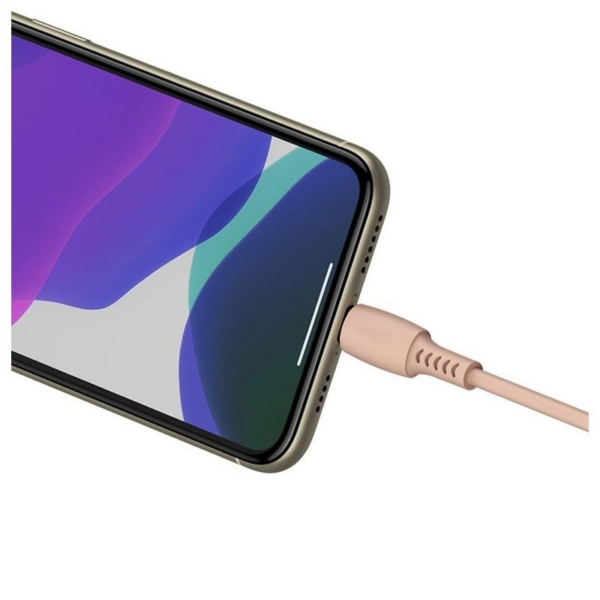 Baseus podatkovni kabel CALDC-04 Lightning na USB 2,4A QC - 1,2m roza - Image 4