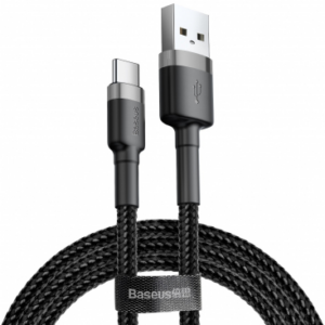 Baseus podatkovni kabel CATKLF-BG1 Quick Charge Type C 60W - 3A - 1m - črn