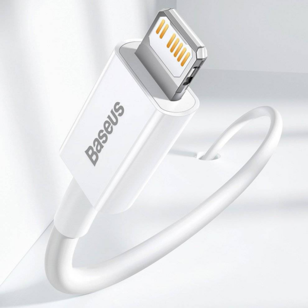 Baseus podatkovni kabel CATLYS-A02 Superior Quick Charge Type C - Lightning 20W 1m - bel - Image 3