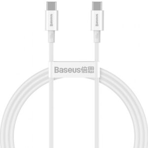 Baseus podatkovni kabel Catys-B02 Supirior Quick Charge 100W Type C na Type C - bel