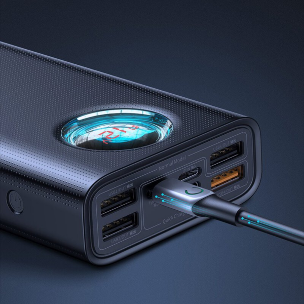 Baseus prenosna baterija PPLG-A01 Amblight PowerBank 30000 mAh Quick Charge / PD 65W z 4x USB + 1x Type C - črn - Image 4