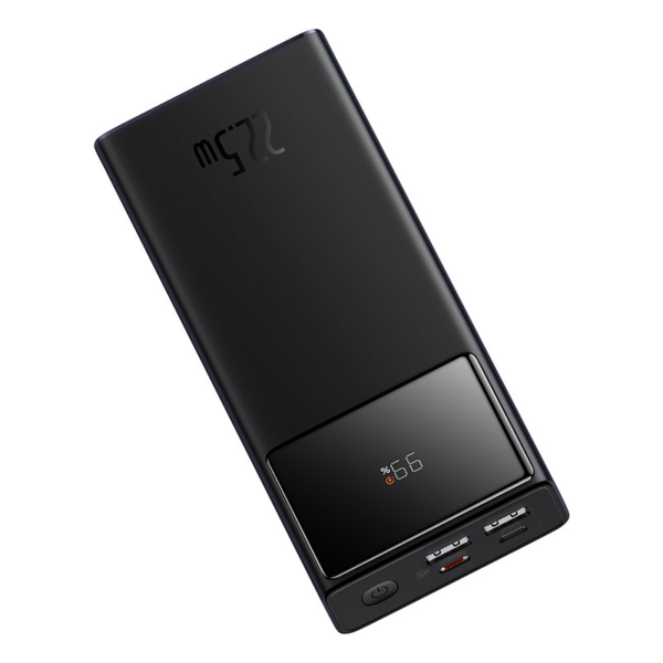 Baseus prenosna baterija Star Lord PPXJ20 powerbank 20.000 mAh 22,5W 2xUSB + 1x Type C - črn