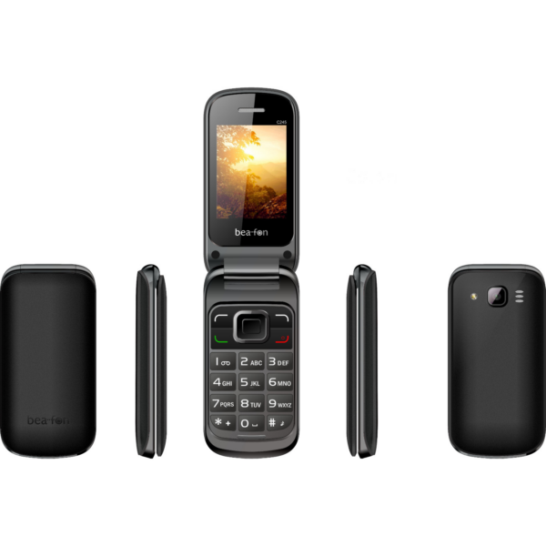 Beafon C245 preklopni telefon na tipke - črn - Image 5