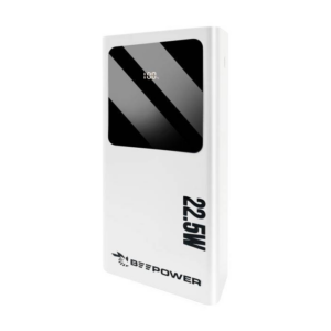 Beepower prenosna baterija BP-20PD QC 22,5W powerbank 20000 mAh 2x USB, 1x Type C bel