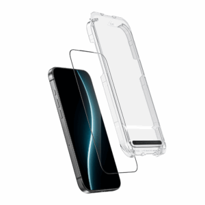 Benks Warrior HD zaščitno kaljeno steklo iPhone 17 Pro z aplikatorjem - Edge Full Glue