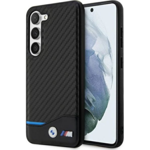 BMW ovitek Carbon BMHCS23S22NBCK za Samsung Galaxy S23 5G - črn