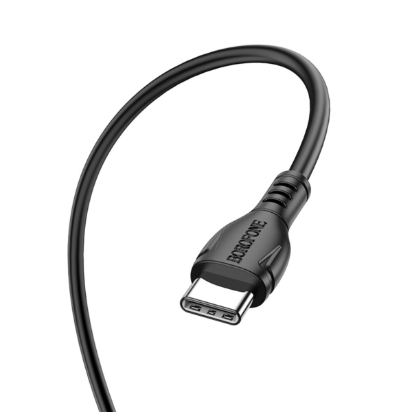 BOROFONE podatkovni kabel BX51 Type C na Type C 1m 3A 60W črn - Image 3