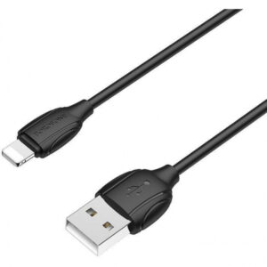 BOROFONE podatkovni kabel X19 Lightning na USB 1m 2,4A črn