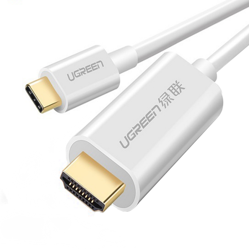 UGREEN MM121 USB-C na HDMI kabel 4K 60 Hz, 1,5 m &ndash; bel &ndash; fotografija 2