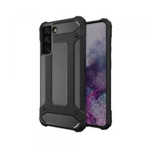 Silikonski ovitek Carbon Armor za Samsung Galaxy S21 FE G990 - črn